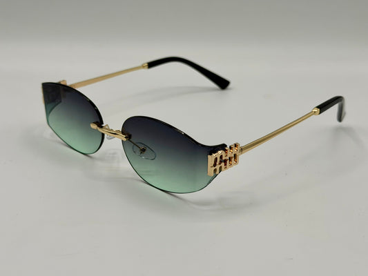 Miu Miu Oval Rimles Sunglasses 🕶️ A035