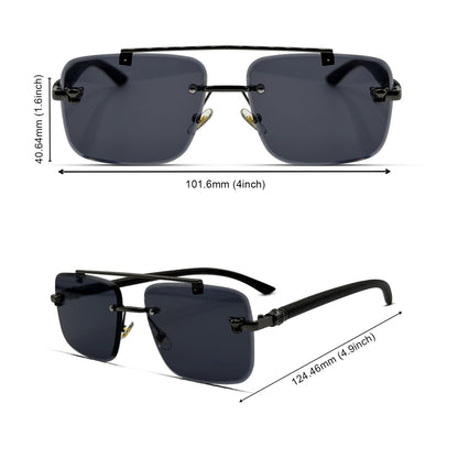 Mafia shades Premium Luxury Rimless sunglasses 🕶️ A023