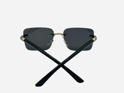 Trendy Rimless Tiger Motive Luxury sunglasses 🕶️ A020