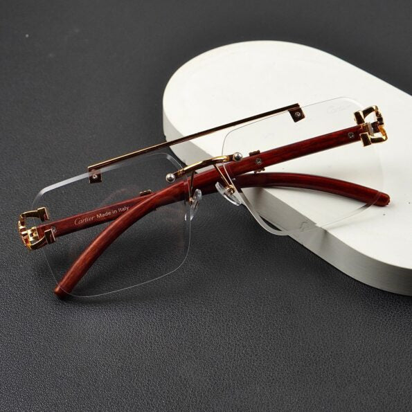 Transition Rimless Cheetah 🐆 Sunglasses 🕶️ A028