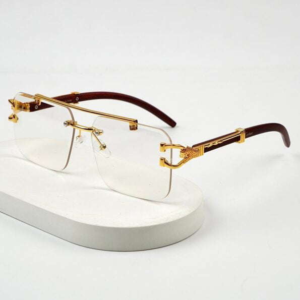 Transition Rimless Cheetah 🐆 Sunglasses 🕶️ A028