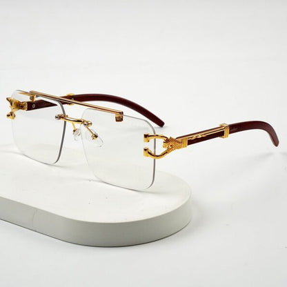 Transition Rimless Cheetah 🐆 Sunglasses 🕶️ A028