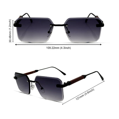 Wood line seriese - BR Black Edition Premium sunglasses 🕶️ A018