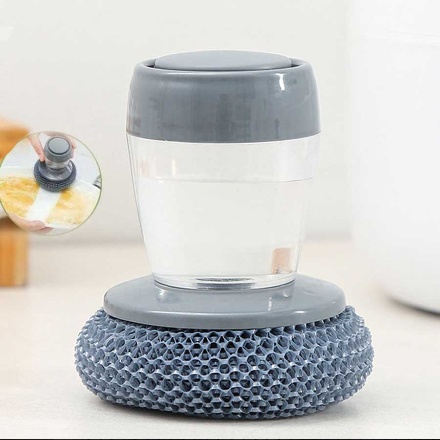 Dish Brush Kitchen soap Dispensing Palm Brush Multifunctional Household Cleaning Brush
