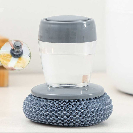 Dish Brush Kitchen soap Dispensing Palm Brush Multifunctional Household Cleaning Brush
