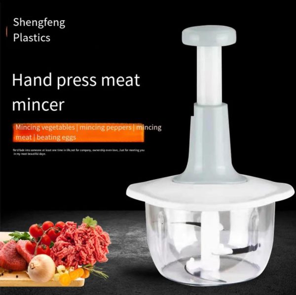 Hand Pushing Chopper Manual Press