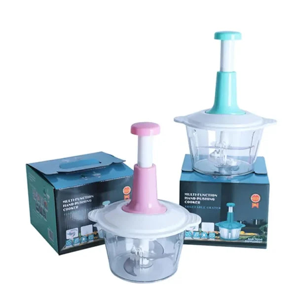 Hand Pushing Chopper Manual Press